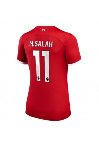 Liverpool Mohamed Salah #11 Jalkapallovaatteet Naisten Kotipaita 2023-24 Lyhythihainen
